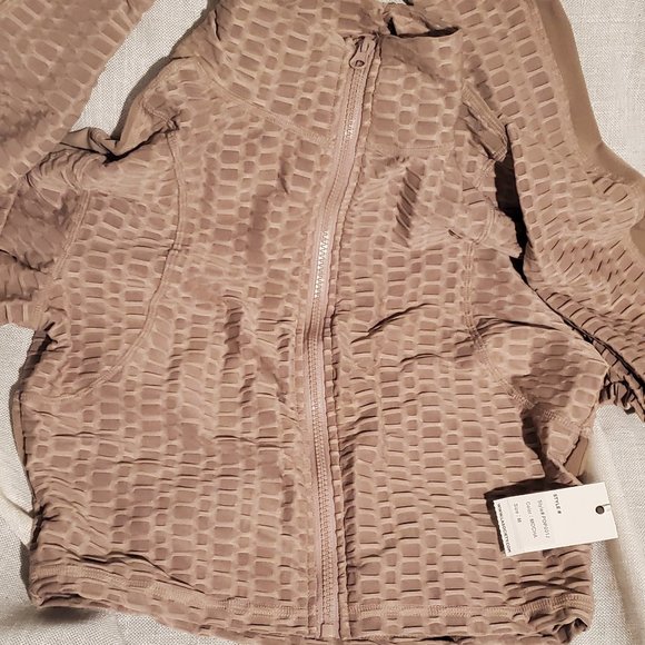 Detached Zip-up Sport Jacket - Mocha Color - Picture 4 of 4